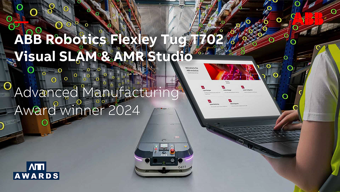 El AMR T702 de ABB gana el premio “Smart Factory: Best Connected Production Line”