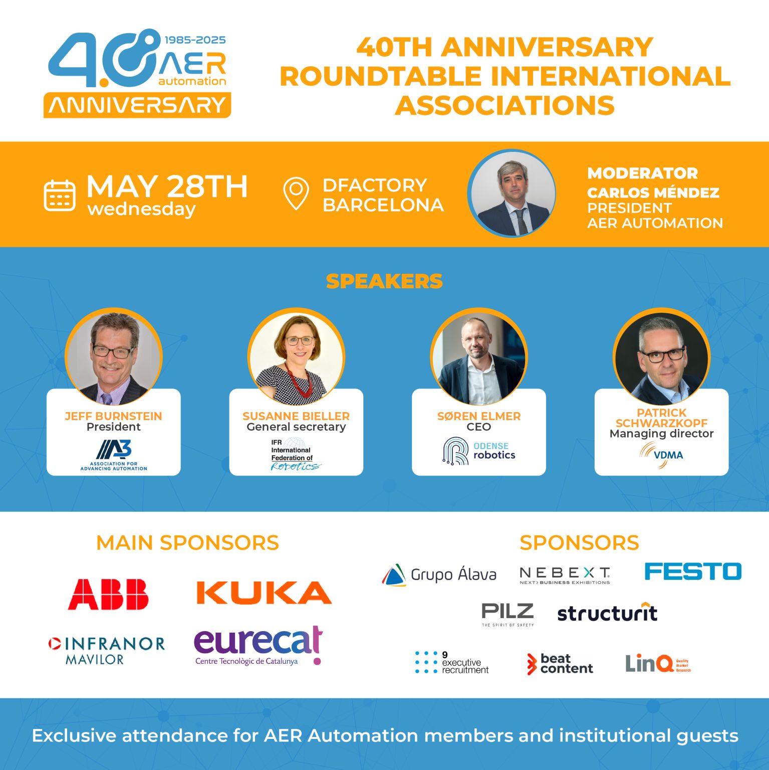 AER Automation celebra su 40 aniversario en DFactory Barcelona
